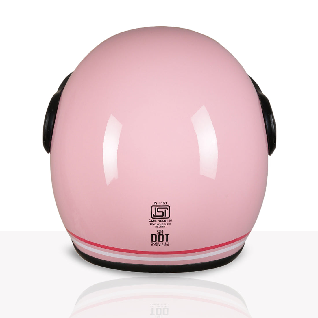 TVS MissFit Helmet for Women | Lightweight Ladies Helmet for Scooty | Stylish Girls Helmet with Extreme Comfort Fit | Women Helmet with Clear Visor | DOT & ISI Certified Helmet for Woman